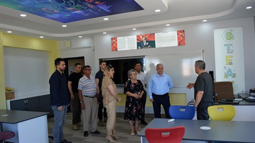 Kaymakam Kurtyemez’den Şehit Cüneyt Muhacir Ortaokulu’na Ziyaret